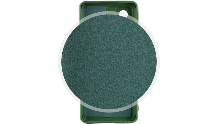 Чехол Silicone Cover Lakshmi Full Camera (A) для Xiaomi 11T / 11T Pro Зеленый / Dark green - фото