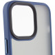 TPU+PC чехол Metal Buttons для Apple iPhone 13 Pro Max (6.7) (Синий) фото