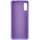 Чохол Silicone Cover Full Protective (AA) для Samsung Galaxy A02 Бузковий / Dasheen - фото