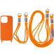 Чехол TPU two straps California для Apple iPhone 12 Pro / 12 (6.1") Оранжевый