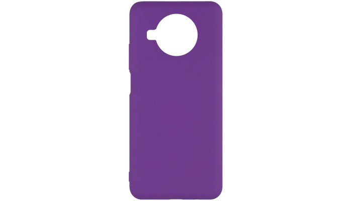 Чохол Silicone Cover Full without Logo (A) для Xiaomi Mi 10T Lite / Redmi Note 9 Pro 5G Фіолетовий / Purple - фото