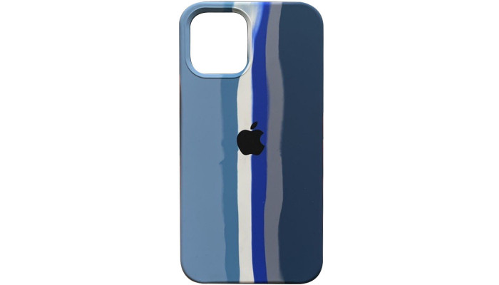 Чехол Silicone case Full Rainbow для Apple iPhone 13 Pro Max (6.7