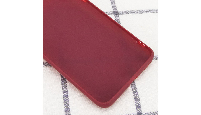 Силиконовый чехол Candy Full Camera для Samsung Galaxy A31 Красный / Camellia - фото