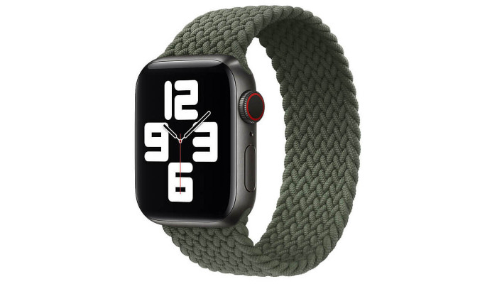 Ремешок Braided Solo Loop (AAA) для Apple watch 38mm/40mm 145mm Зеленый - фото