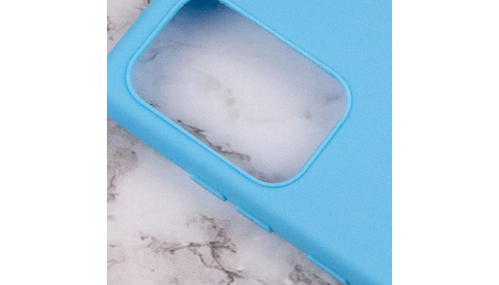 Силиконовый чехол Candy для Xiaomi Redmi Note 11E Голубой - фото