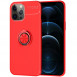 TPU чохол Deen ColorRing під магнітний тримач (opp) для Apple iPhone 12 Pro Max (6.7") Червоний / Червоний