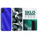 Захисна плівка SKLO Back (на задню панель) Camo для TECNO Spark 8C Блакитний / Army Blue