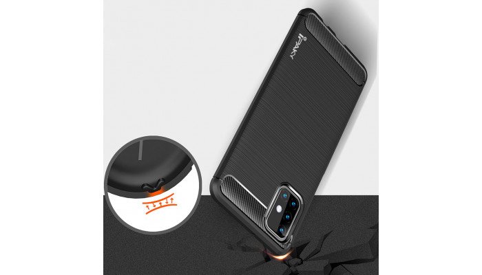 TPU чехол iPaky Slim Series для Samsung Galaxy M31s Черный - фото