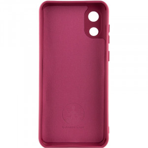 Чехол Silicone Cover Lakshmi Full Camera (A) для Samsung Galaxy A03 Core Бордовый / Marsala