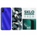 Защитная пленка SKLO Back (на заднюю панель) Camo для TECNO Pova 2 (LE7n) Голубой / Army Blue