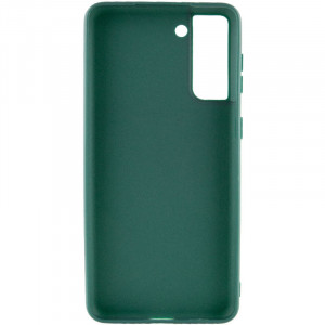 Силіконовий чохол Candy для Samsung Galaxy S21+ Зелений / Forest green