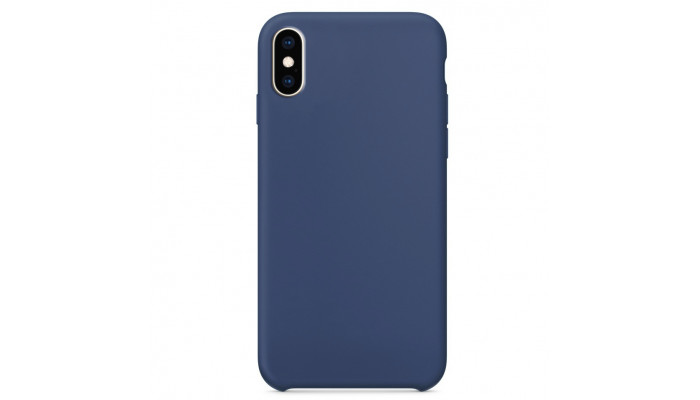 Чехол Silicone Case without Logo (AA) для Apple iPhone XS Max (6.5