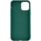 Силиконовый чехол Candy для Apple iPhone 13 mini (5.4) (Зеленый / Forest green) фото