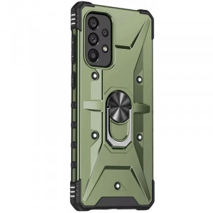 Ударопрочный чехол Pathfinder Ring для Samsung Galaxy A13 4G / A23 4G / M13 4G / M23 5G / A04s Зеленый / Army Green