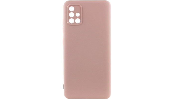 Чехол Silicone Cover Lakshmi Full Camera (A) для Samsung Galaxy A51 Розовый / Pink Sand - фото