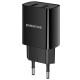 Сетевое зарядное устройство (зарядка) Borofone BA53A Powerway (2USB/2.1A) Черный - фото