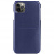Шкіряна накладка G-Case Cardcool Series для Apple iPhone 12 Pro Max (6.7") Синій