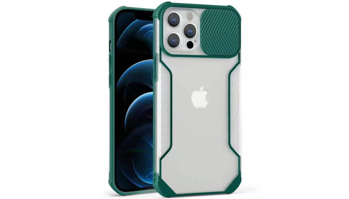 Чехол Camshield matte Ease TPU со шторкой для Apple iPhone 12 Pro / 12 (6.1