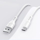 Дата кабель USAMS US-SJ501 U68 USB to Type-C (1m) Білий - фото