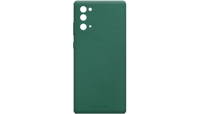 TPU чехол Molan Cano Smooth для Samsung Galaxy Note 20 Зеленый - фото