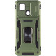 Ударопрочный чехол Camshield Army Ring для Xiaomi Redmi 9C / 10A Оливковый / Army Green - фото