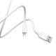 Дата кабель Borofone BX14 USB to Lightning (1m) Белый - фото