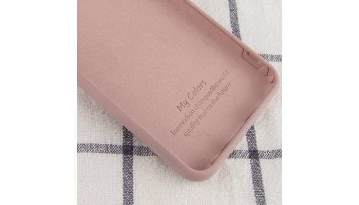 Чохол Silicone Cover Full without Logo (A) для Oppo A73 Рожевий / Pink Sand - фото