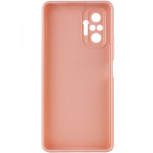 Силиконовый чехол Candy Full Camera для Xiaomi Redmi Note 10 Pro / 10 Pro Max Розовый / Pink Sand