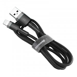 Дата кабель Baseus Cafule Lightning Cable 1.5A (2m) (CALKLF-C) Серый / Черный