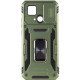 Ударостійкий чохол Camshield Army Ring для Xiaomi Redmi 10C Оливковий / Army Green - фото