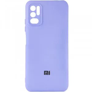 Чехол Silicone Cover My Color Full Camera (A) для Xiaomi Redmi Note 10 5G / Poco M3 Pro Сиреневый / Dasheen